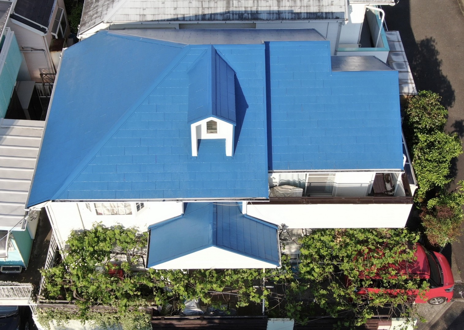 横浜市保土ヶ谷区外壁塗装施工写真