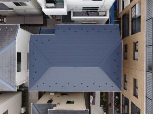 横浜市中区屋根カバー工法スーパーガルテクト青