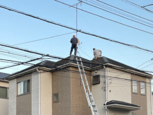 屋根の採寸