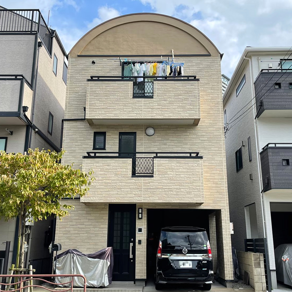 東京都江東区の外壁塗装の施工後写真