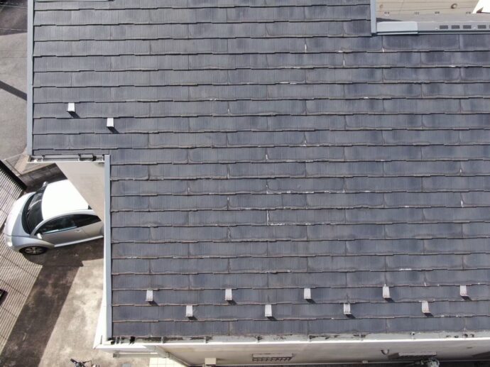 ニチハパミール屋根の施工前の写真