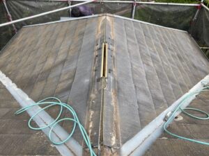スカイメタルルーフを使用した屋根カバー工事