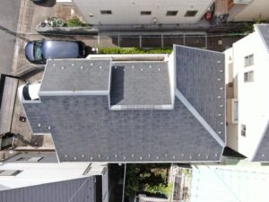 ドローンで空撮を撮影したパミール屋の家