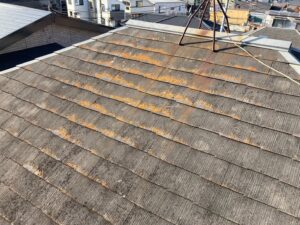 横浜市神奈川区でスレート屋根の塗装