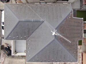 横浜市保土ヶ谷区で屋根塗装アンテナ撤去